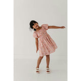 Peasant Bubble Sleeve Dress