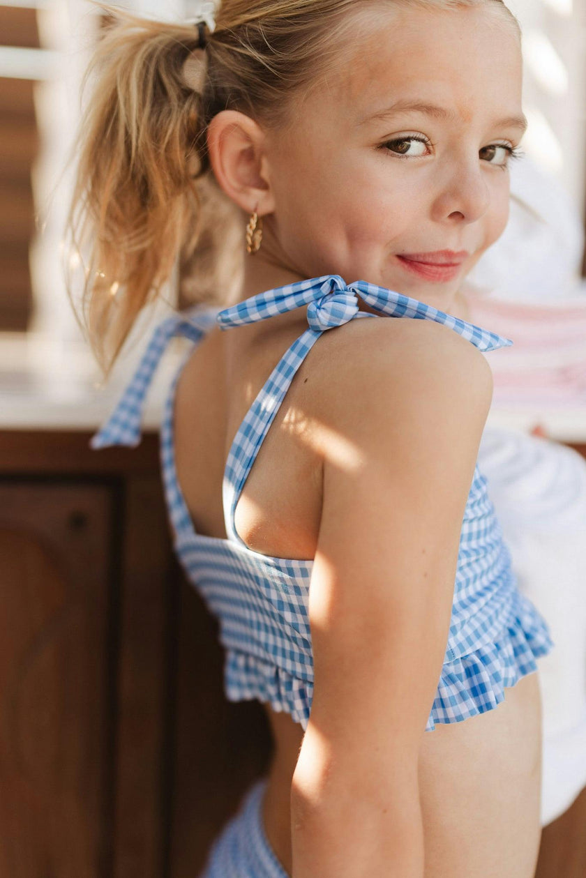 Mini Brandi Bandeau Top in Blakely Gingham