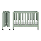 Maki Portable Folding Crib with Toddler Bed Conversion Kit