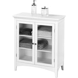 Madison Wooden Floor Cabinet with 2 Glass Doors