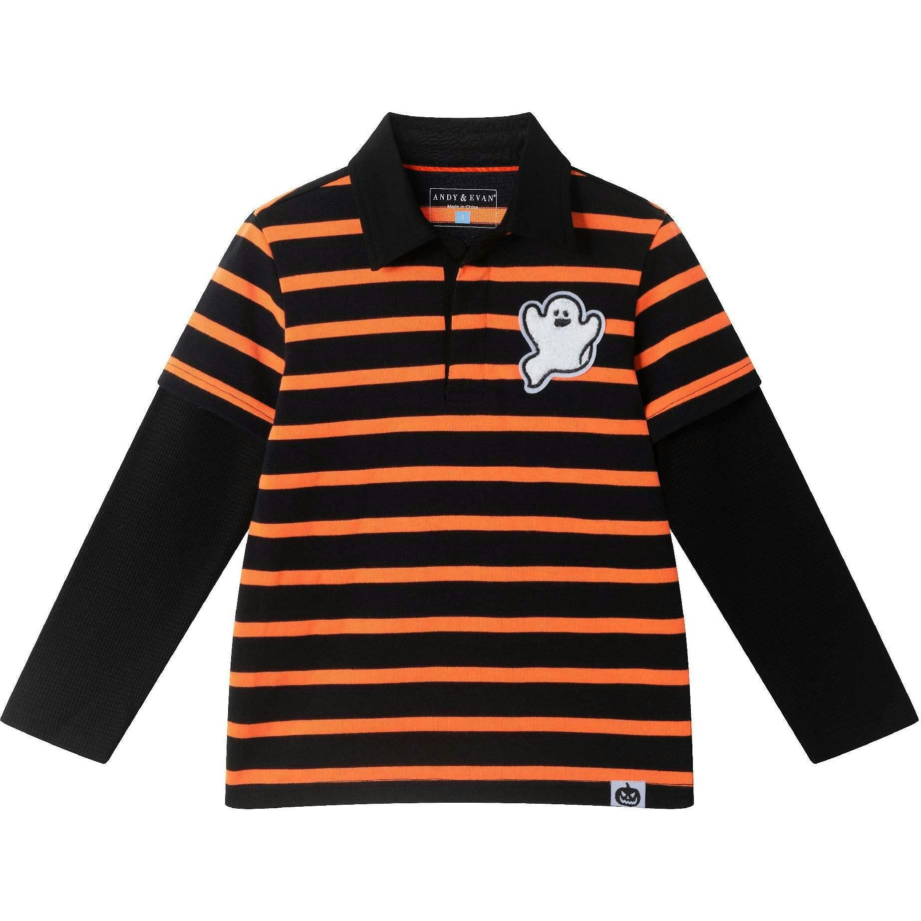 Kids Halloween Rugby Polo