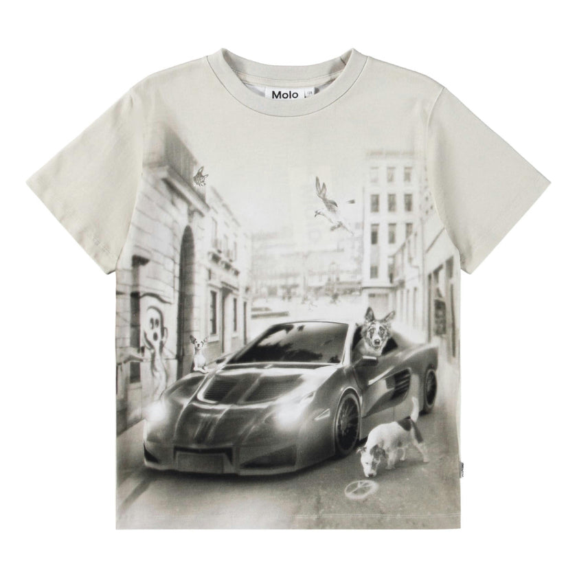 Gray Riley CurioCity Dogs T-Shirt