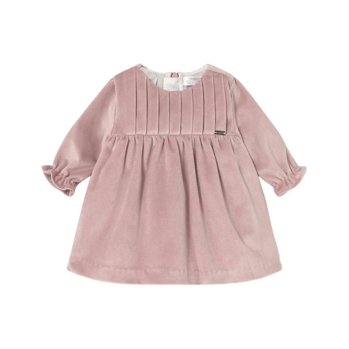Newborn Girl Velvet Dress