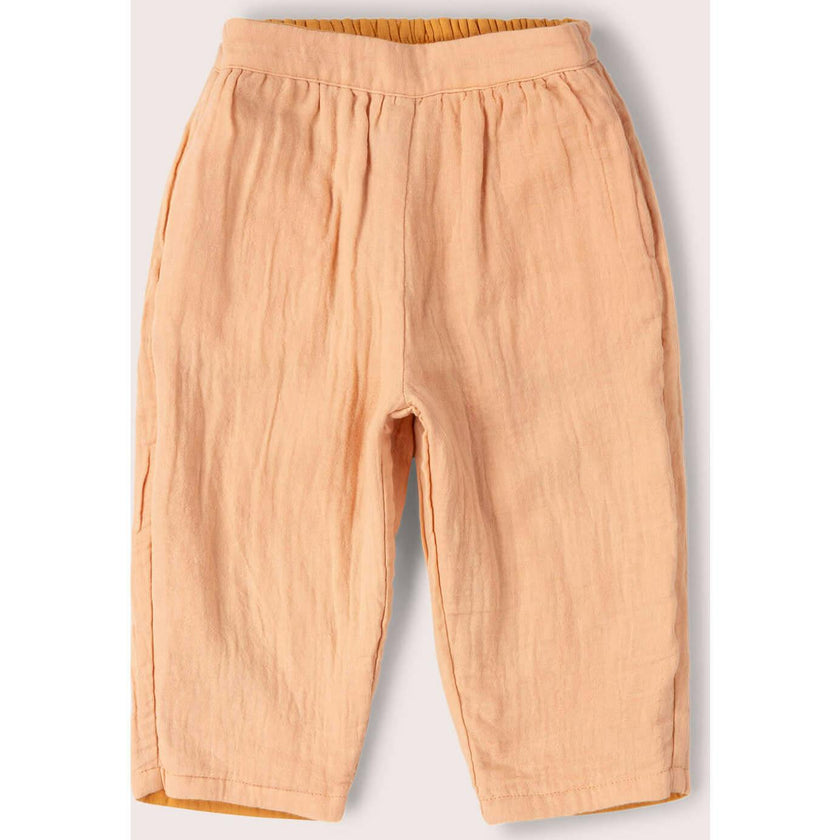 Golden Ochre Reversible Trousers, Gold