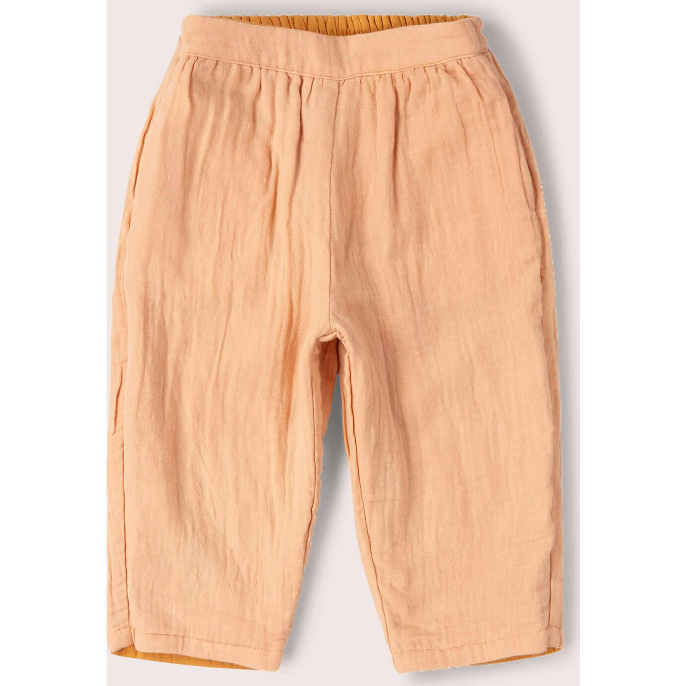 Golden Ochre Reversible Trousers, Gold