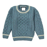 London Days Merino Children's Sweater - Duck Egg