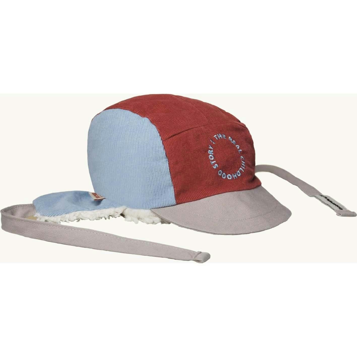 children's organic cotton cap - arctic cherry