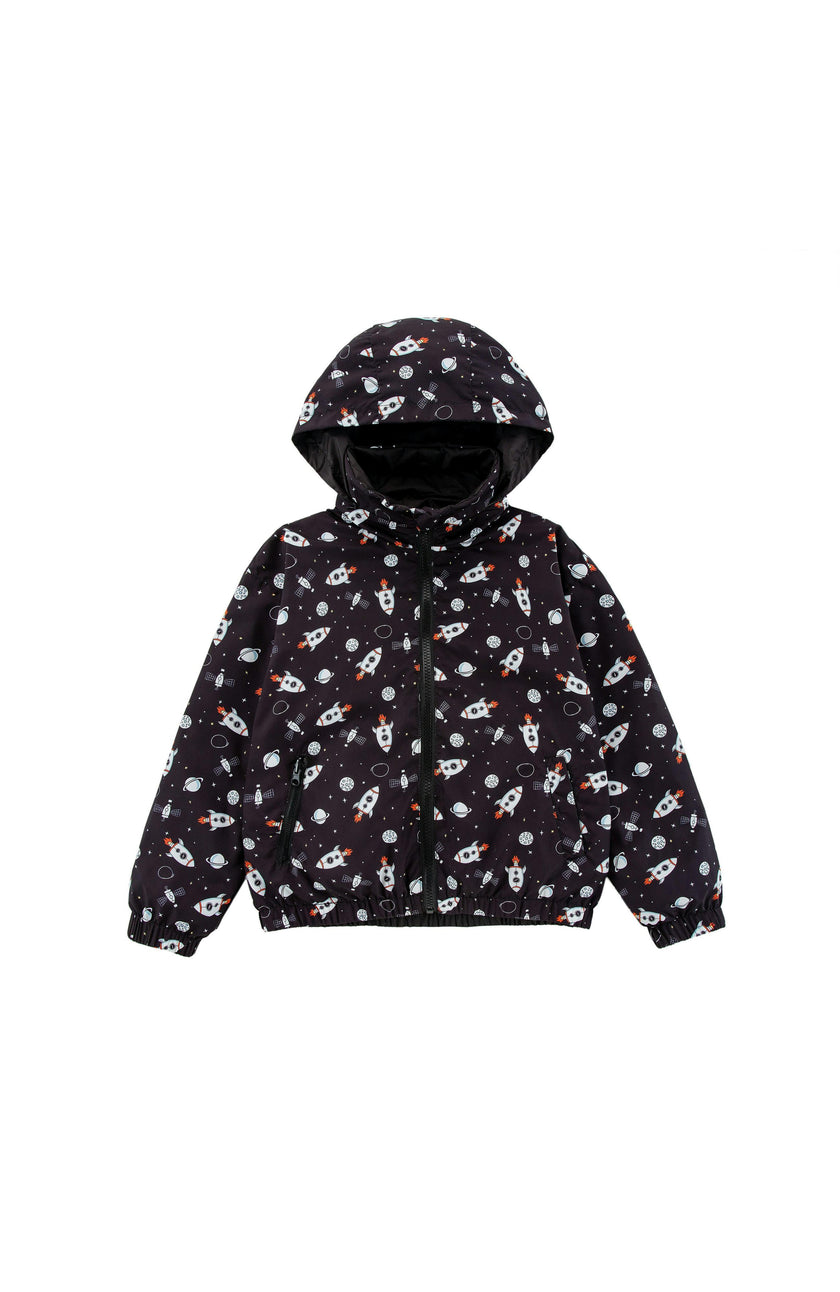 Max Reversible Rain Jacket Windbreaker, Spaceships