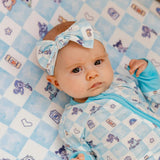 Knit Headband Bow - Monsters, Inc. Medley