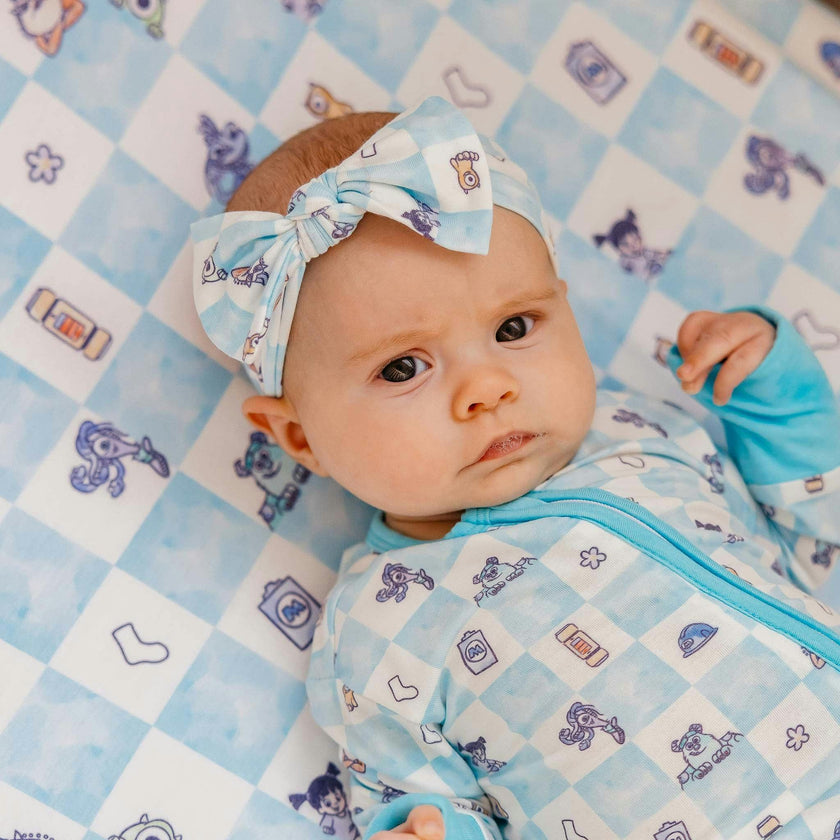 Knit Headband Bow - Monsters, Inc. Medley