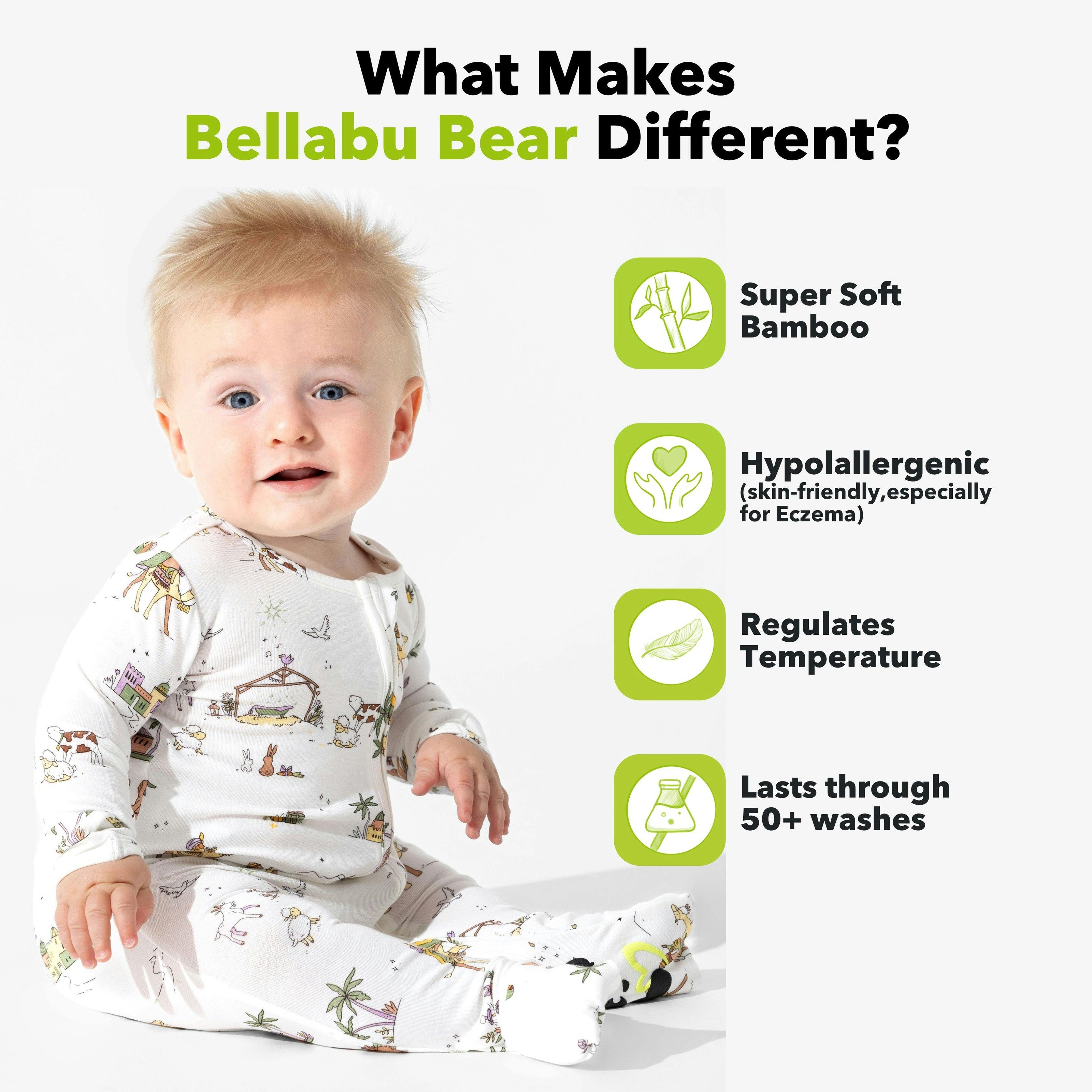 Yuletide Bamboo Convertible Footie