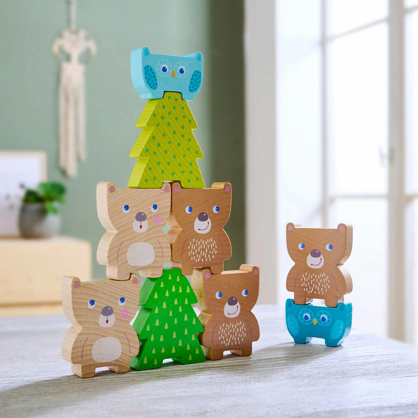 Forest Friends Chunky Wooden Stacking Toy (Made in Germany)