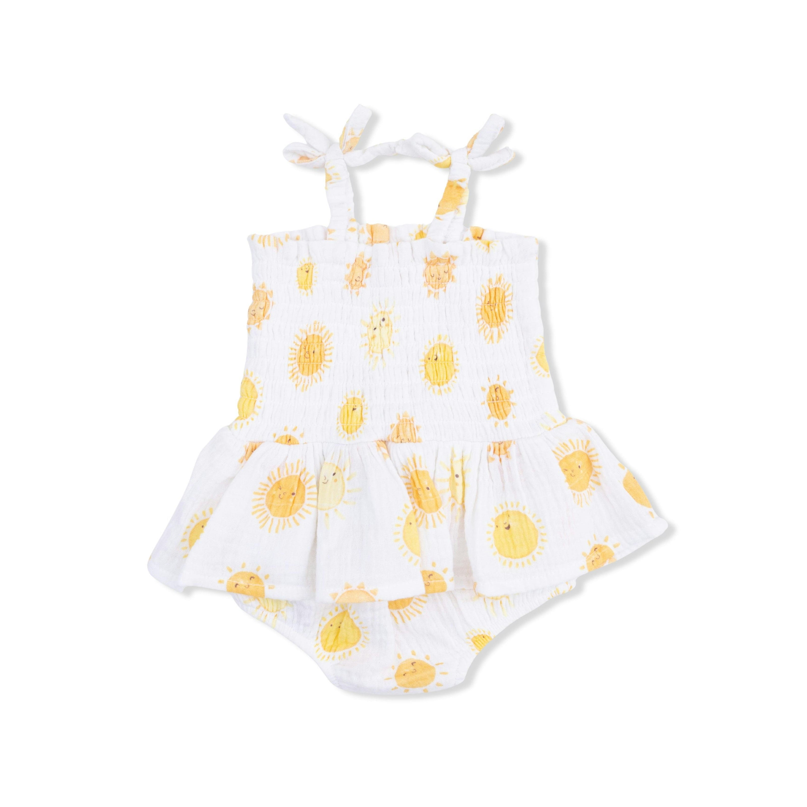 Happy Suns - Smocked Bubble with Skirt
