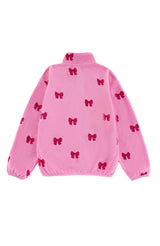 Embroidered Pull Over Fleece, Lovely Bow