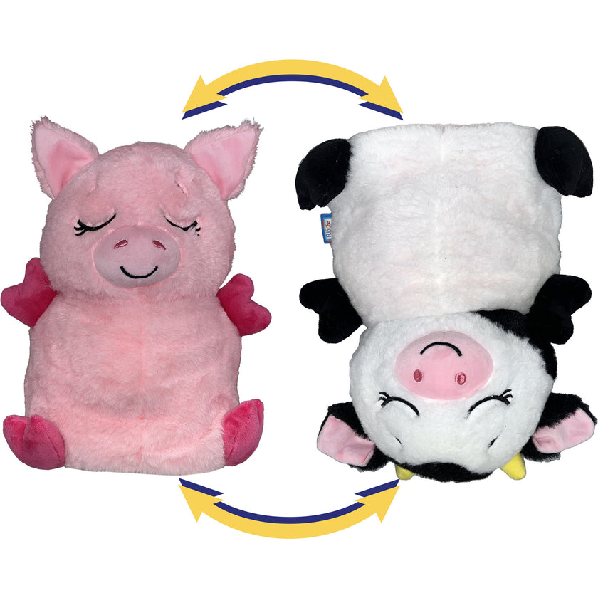 FlipaZoo: Upside Down Inside Out - to - 2-In-1 Animal Plush