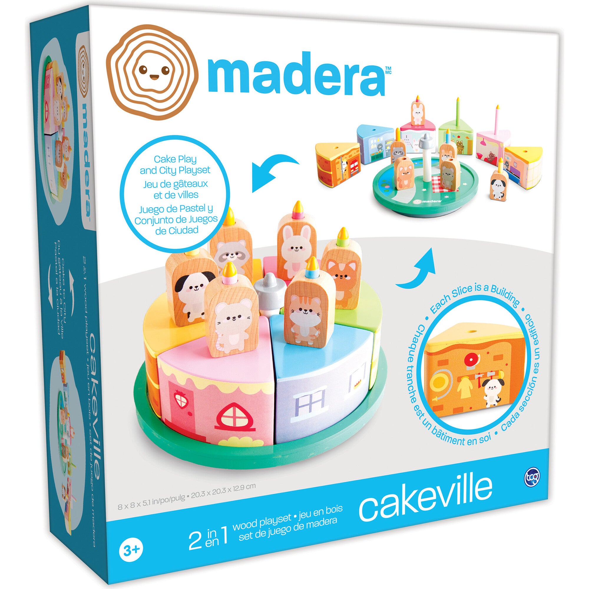 Madera Wood: Cakeville Playset