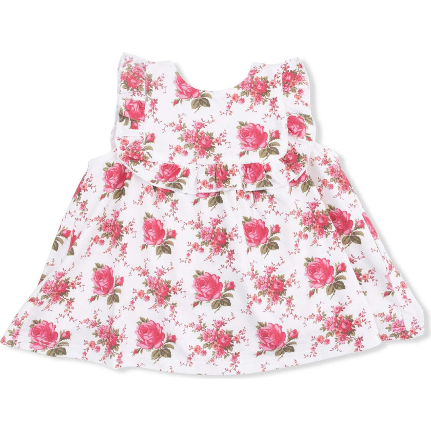 Elegant Roses - Ruffle Top and Bloomer
