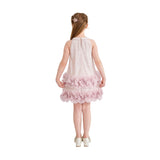 Light Pink Ameliora Ruffle Skirt Set