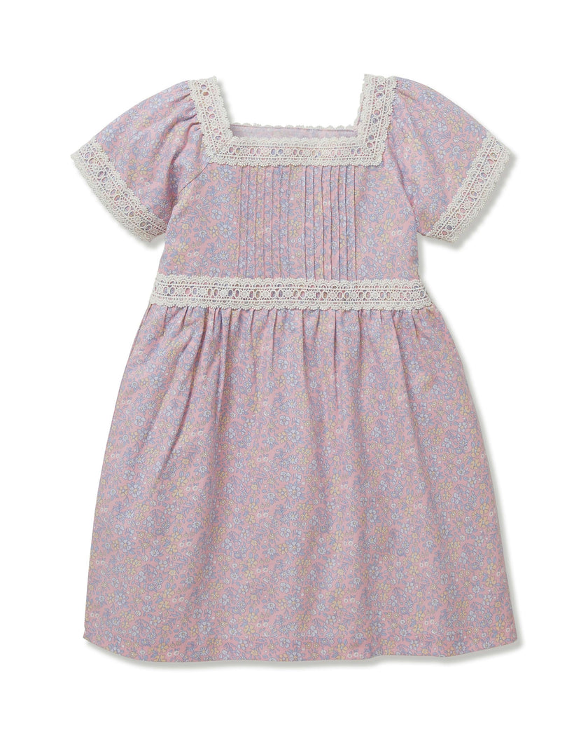 Girl's Twill Juliette Nightgown in Fleur Blush