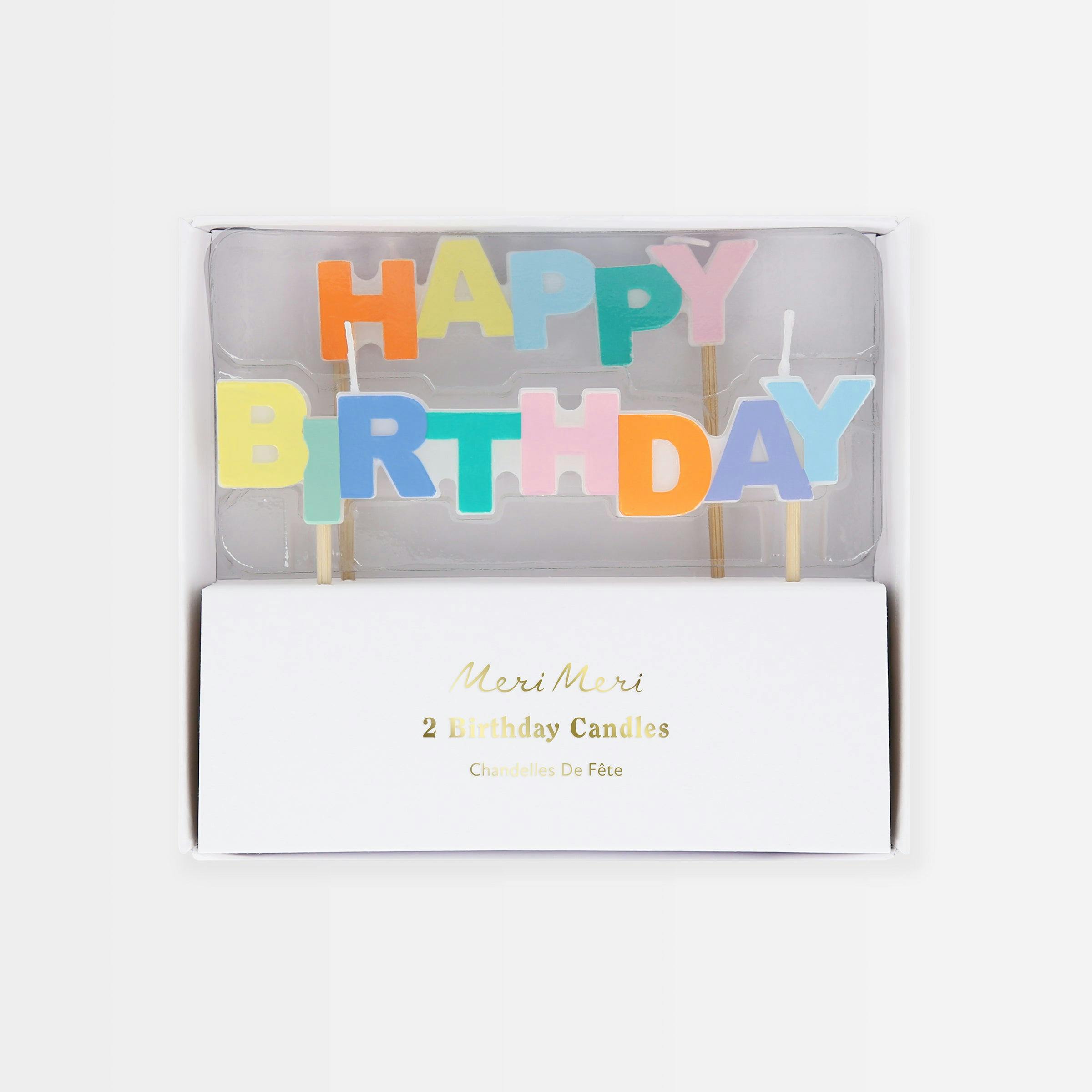 Happy Birthday Candles