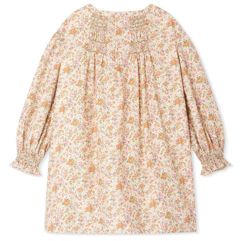BONPOINT Divine Smocked Liberty Garden Dress