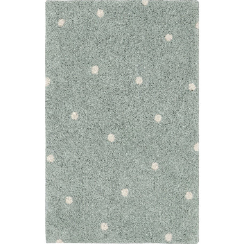Rectangular Washable Mini Dot Rug
