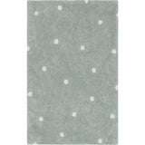 Rectangular Washable Mini Dot Rug