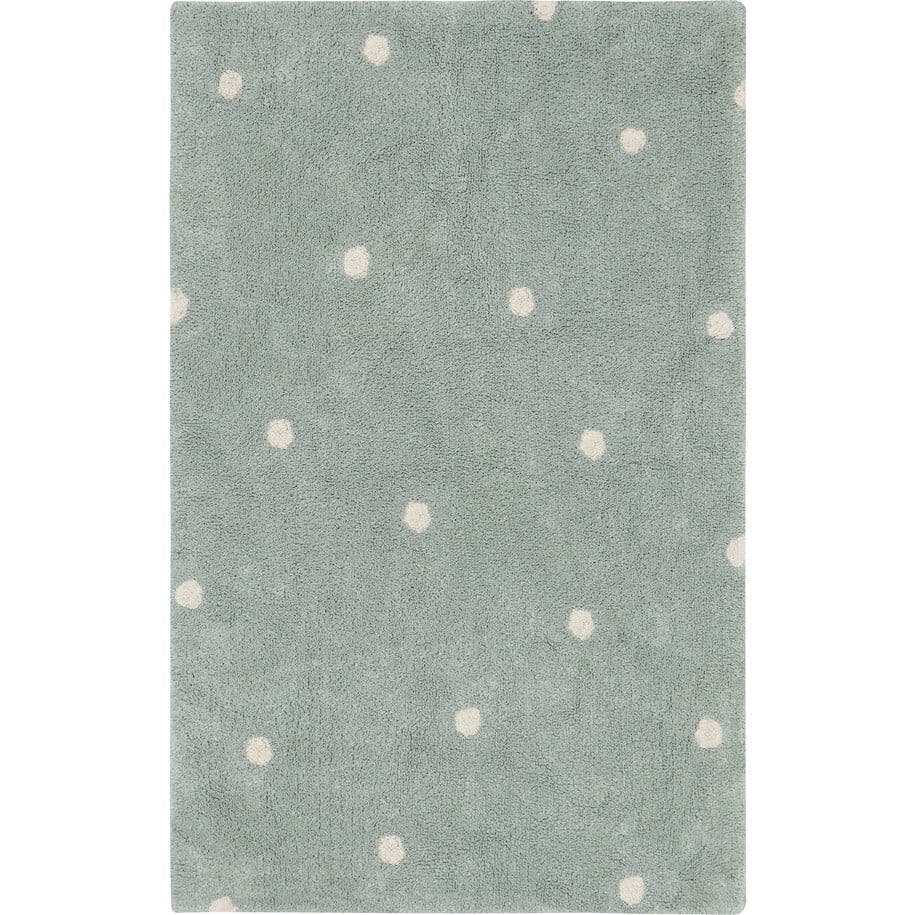 Rectangular Washable Mini Dot Rug