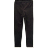 Velour Leggings, Black