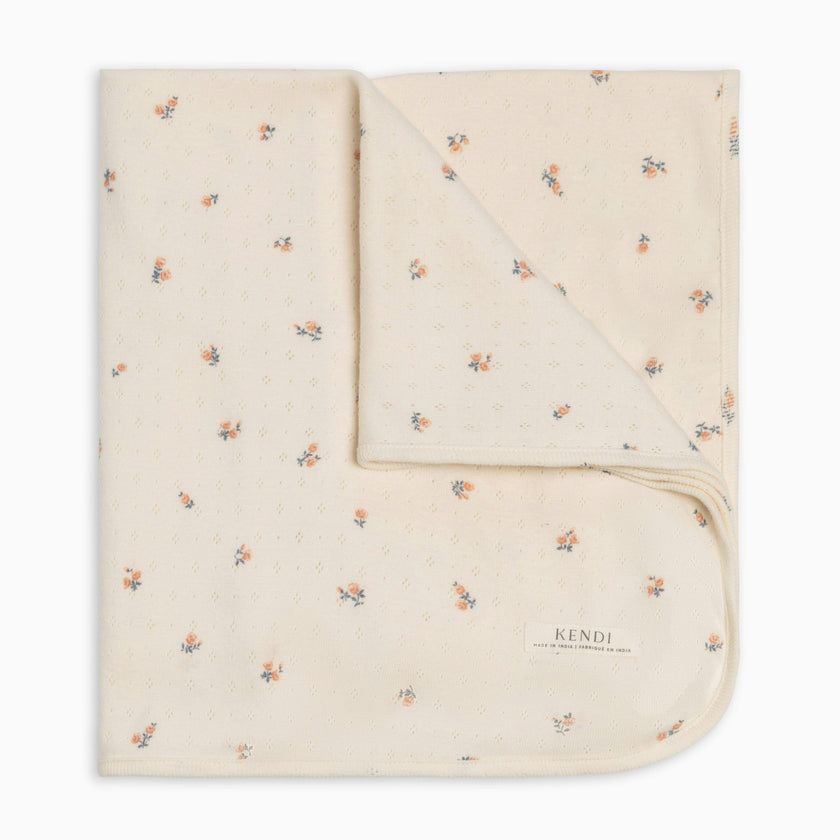 Pointelle Swaddle Blanket