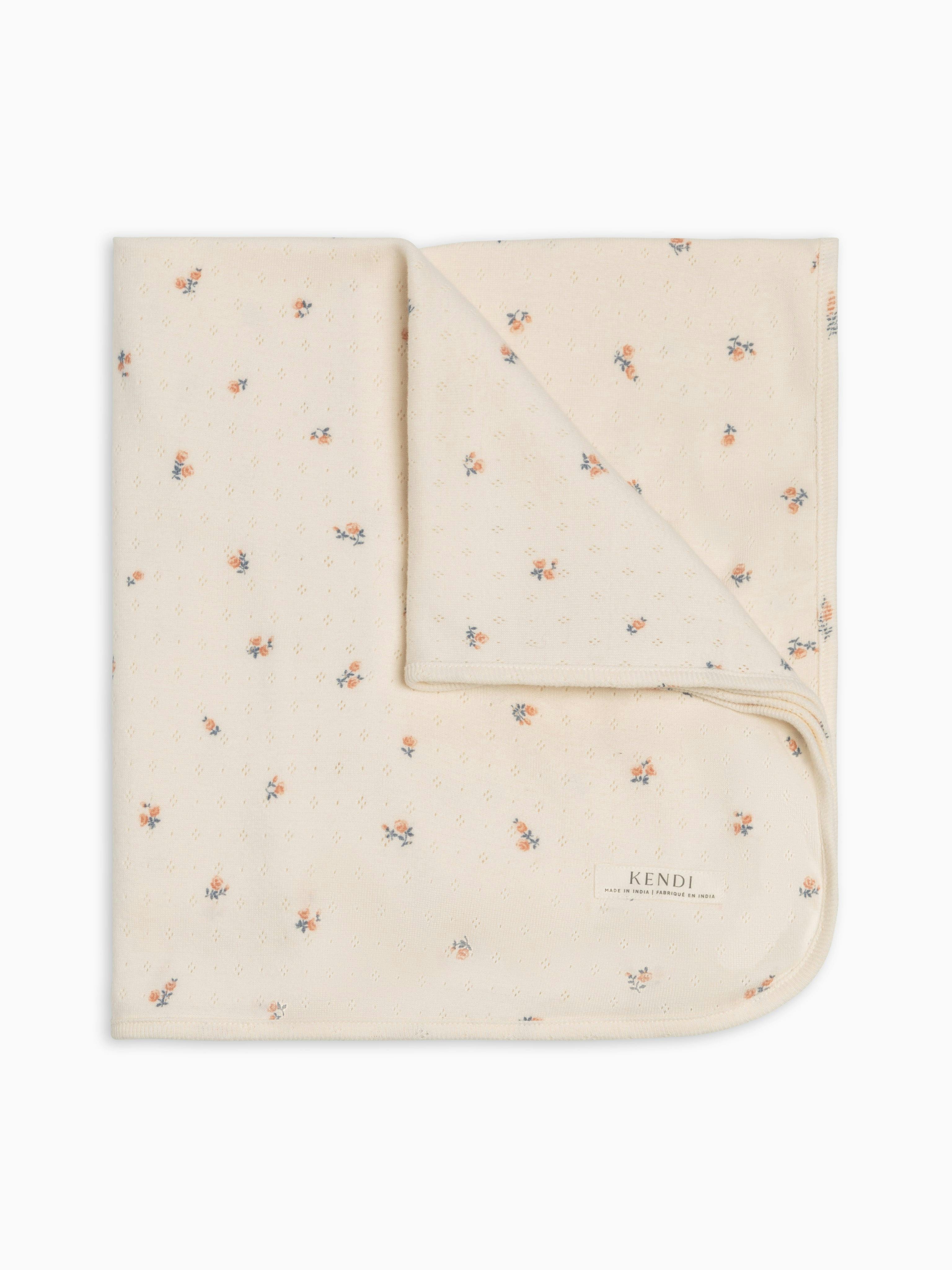 Pointelle Swaddle Blanket