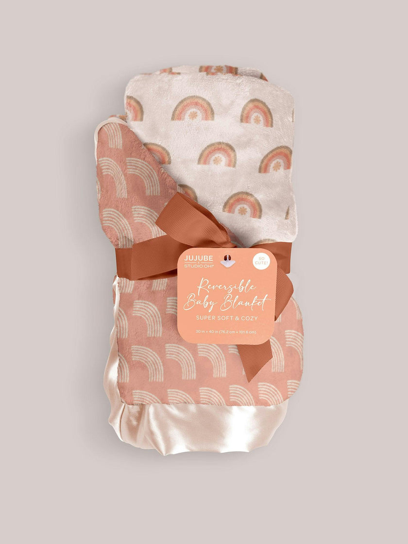 JuJuBe × Studio Oh! Printed Reversible Baby Blankets