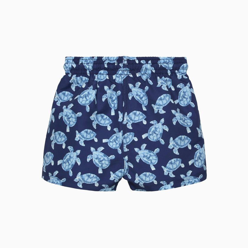 Baby Swimshorts in Navy Turtle