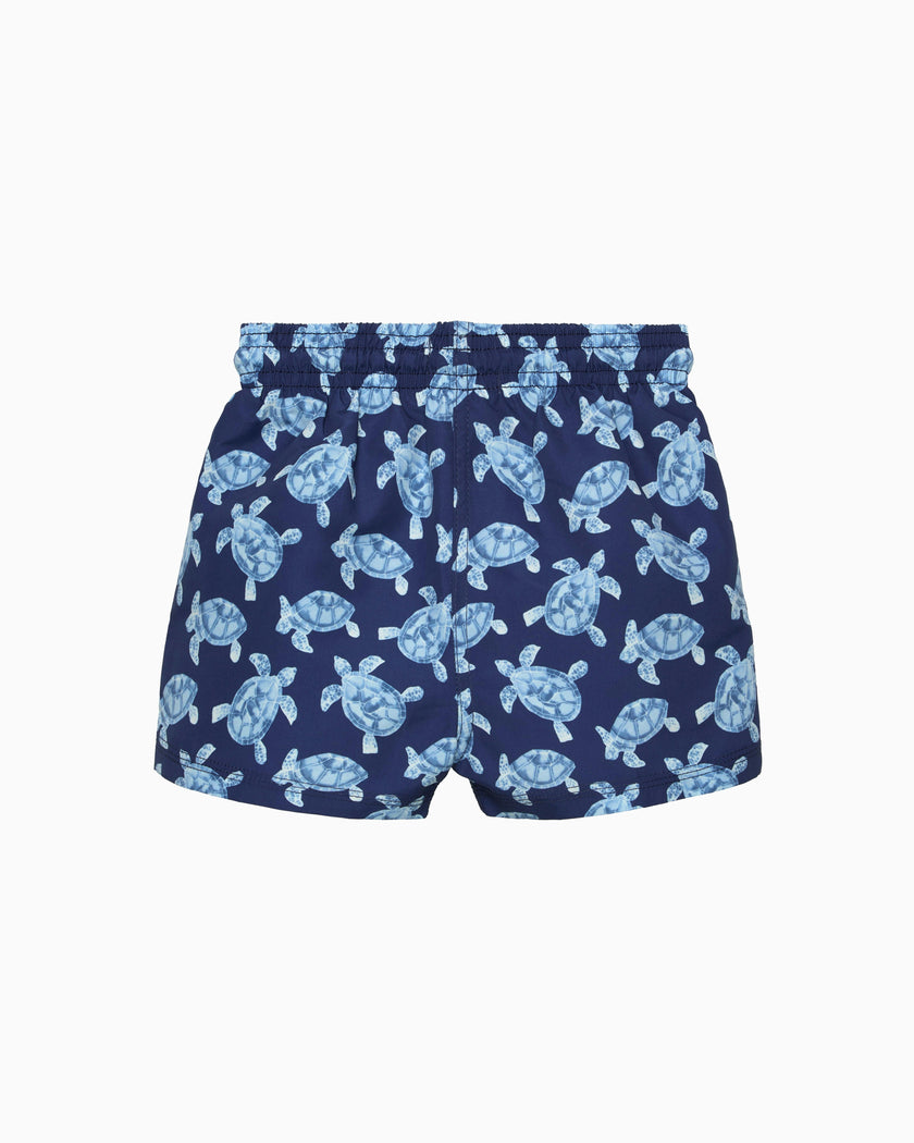 Baby Swimshorts in Navy Turtle