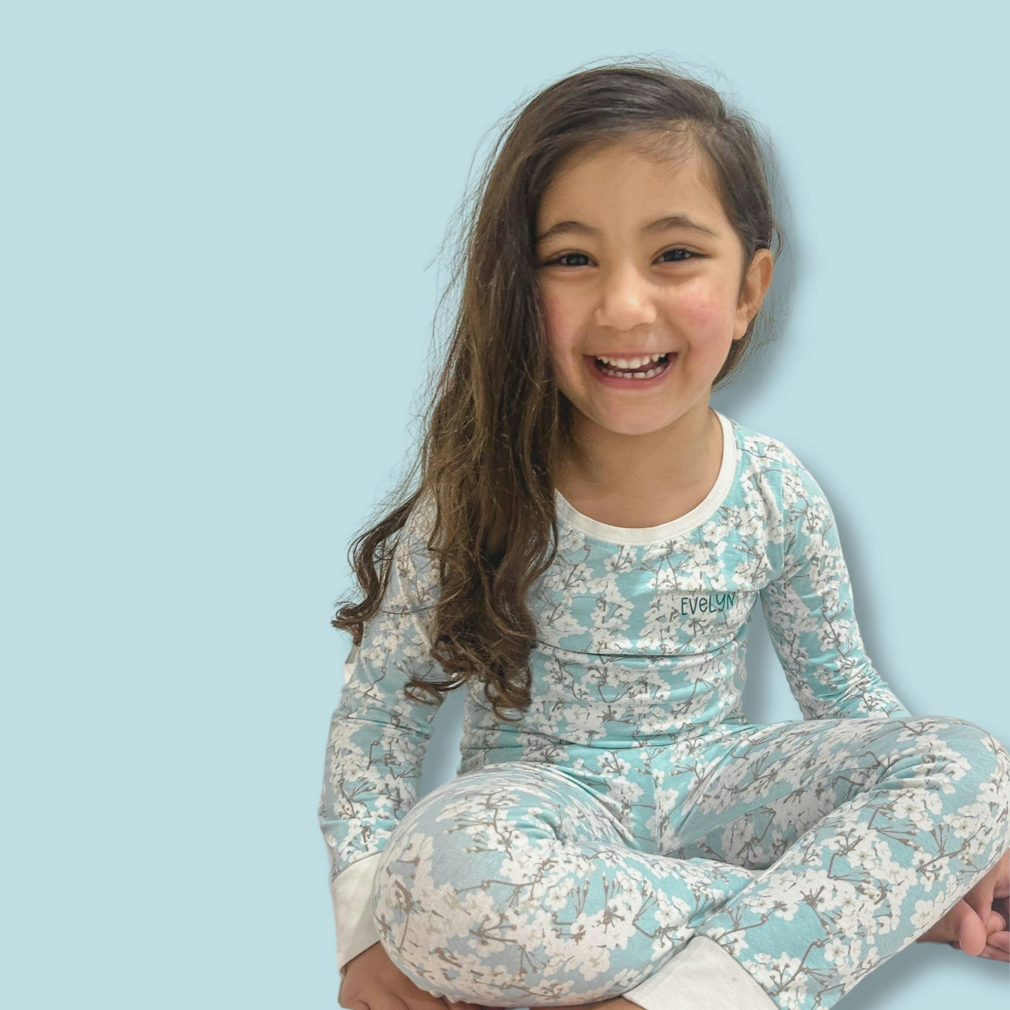 Print Long Sleeve Pajamas