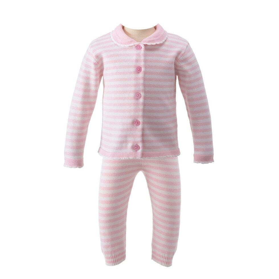 Striped Knit Set