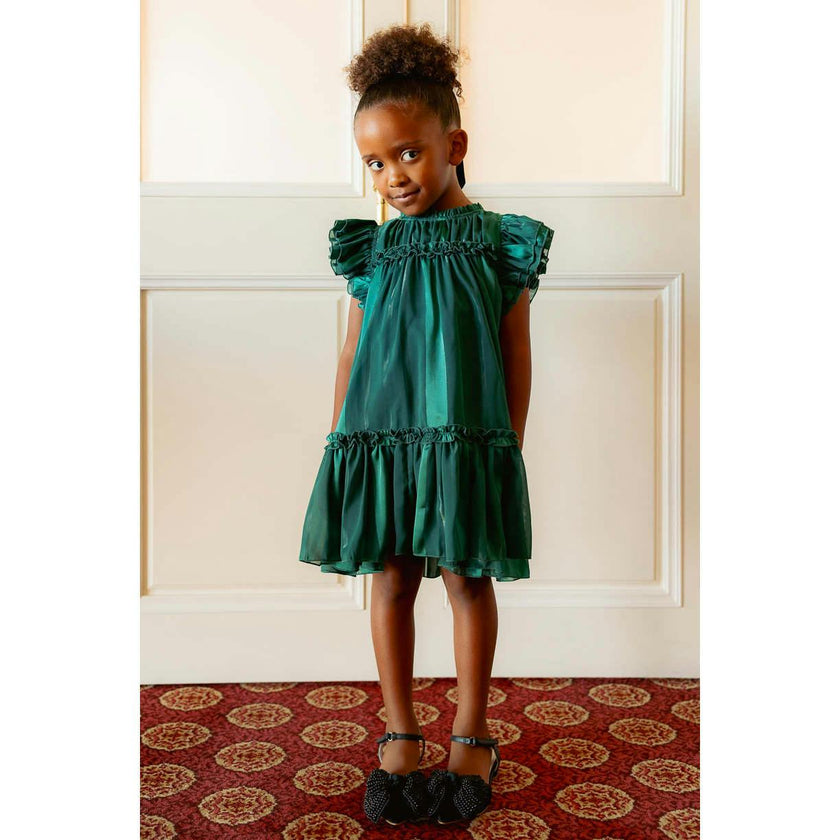 Mini Peridot Dress in Green
