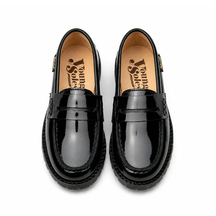 Nicki Kids Loafer - Black Patent Leather