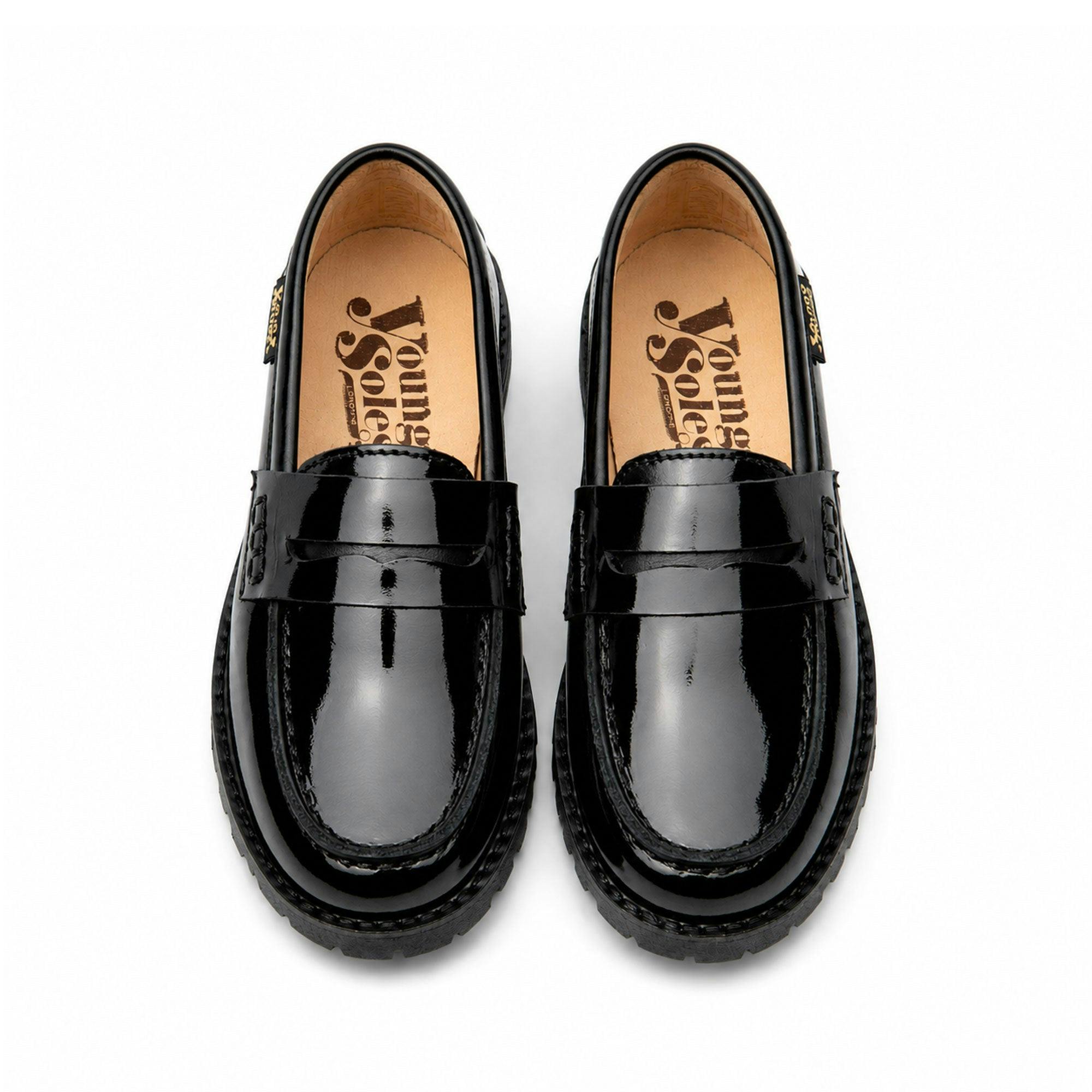 Nicki Kids Loafer - Black Patent Leather
