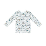 Long Sleeve Rash Guard Swim Shirt Canoe