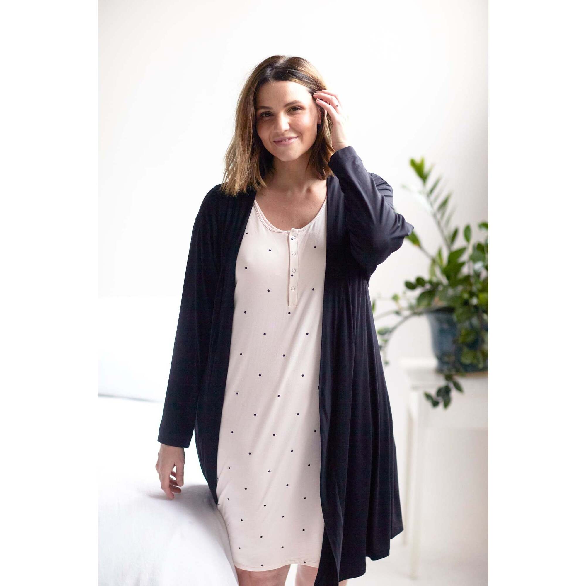 Women's Second Skin Maternity Robe