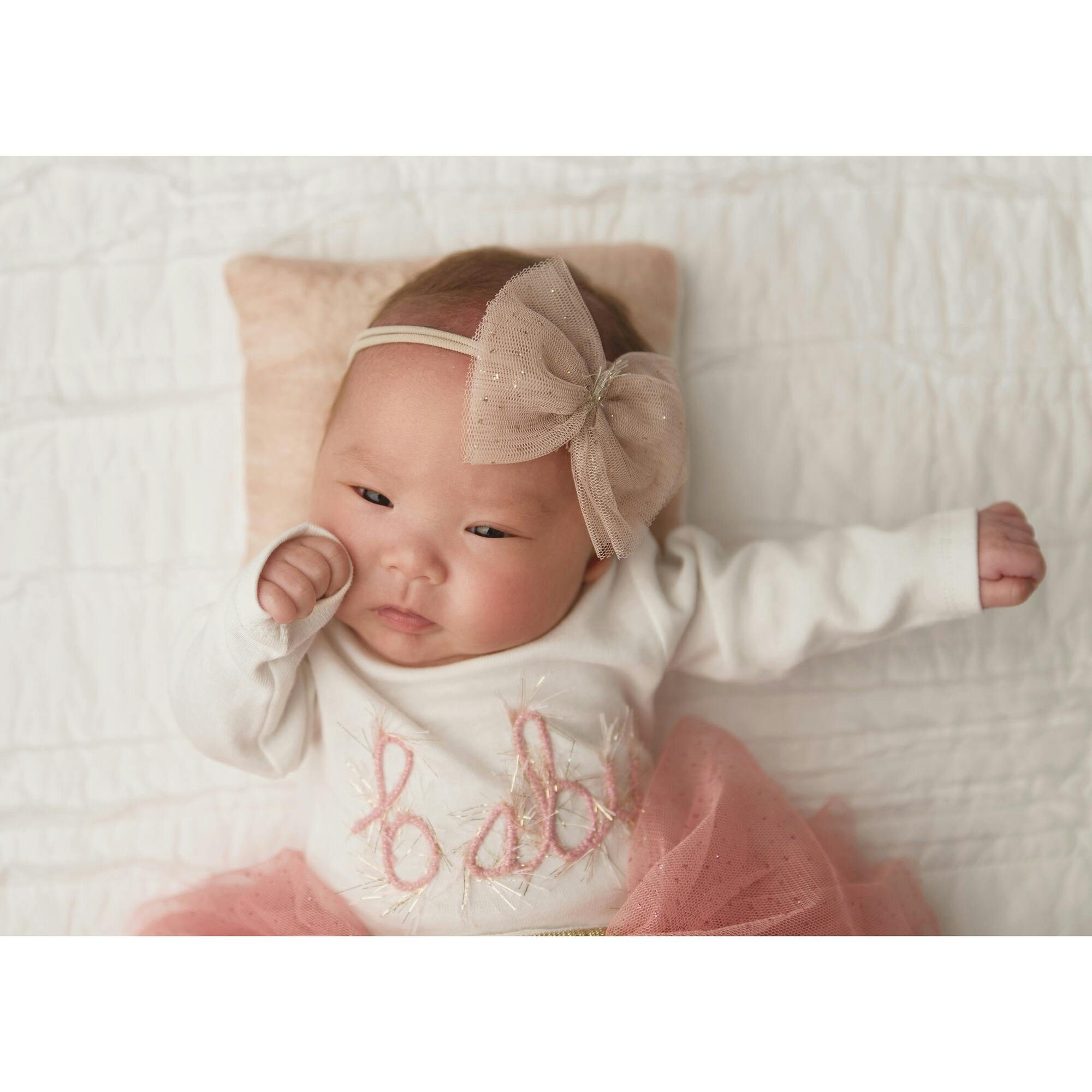 Glinda Bow Nylon Headband