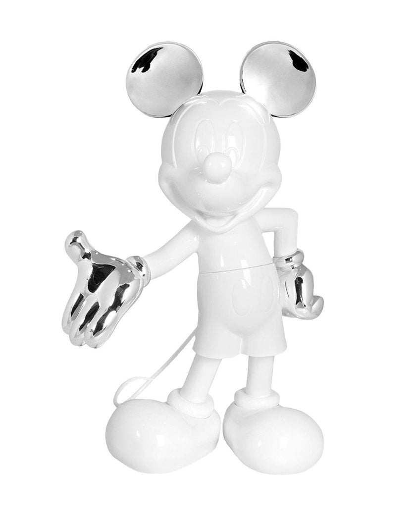 Mickey Mouse WELCOME White & Silver 55in