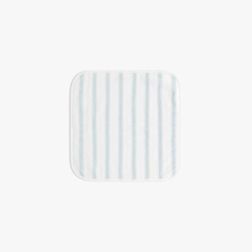 Seaside Stripes Washcloth - Ocean