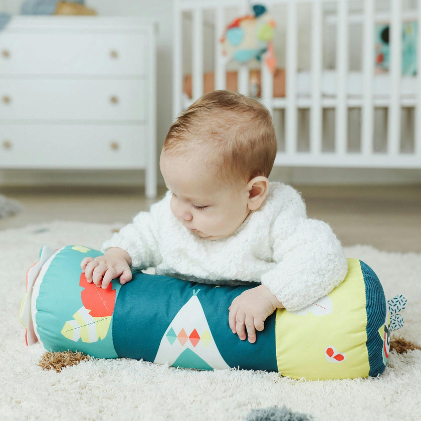 Feel to Learn: Crawling Roller Tummy Time Toy