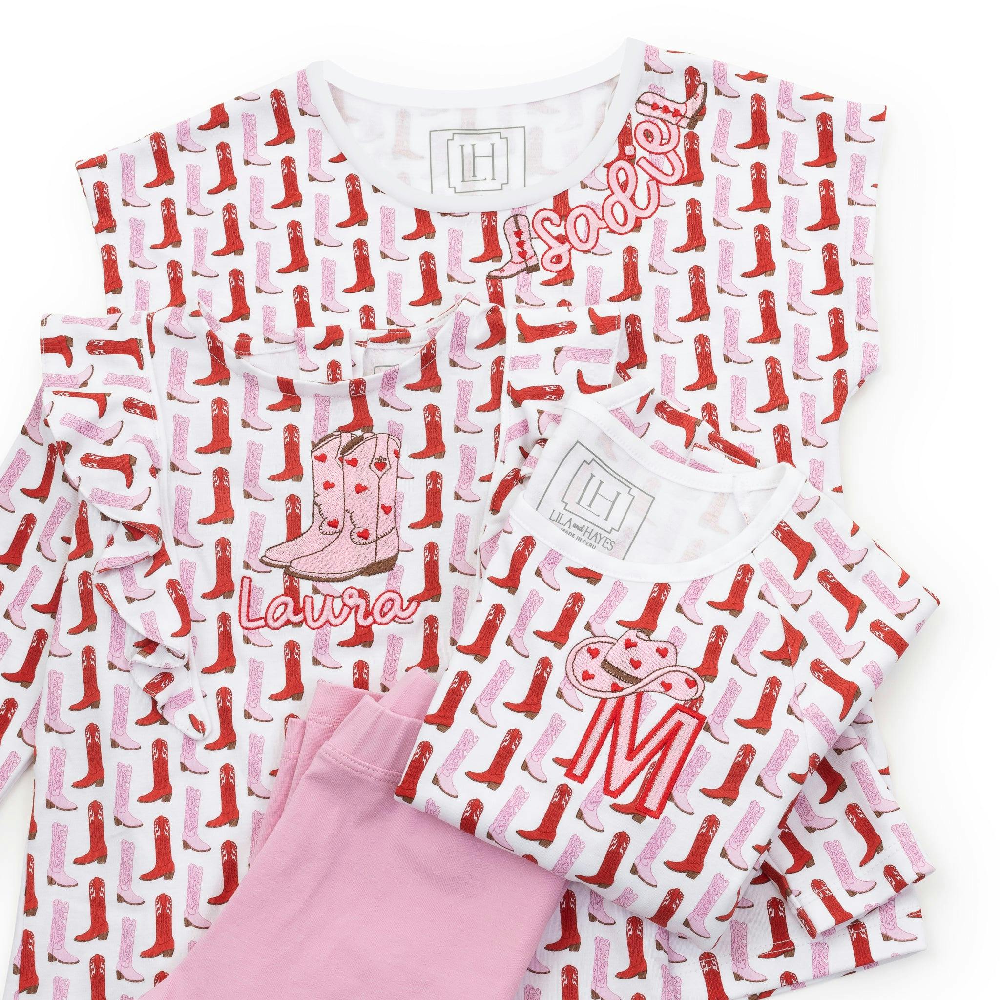 Ava Girls' Pajama Pant Set - City Boots