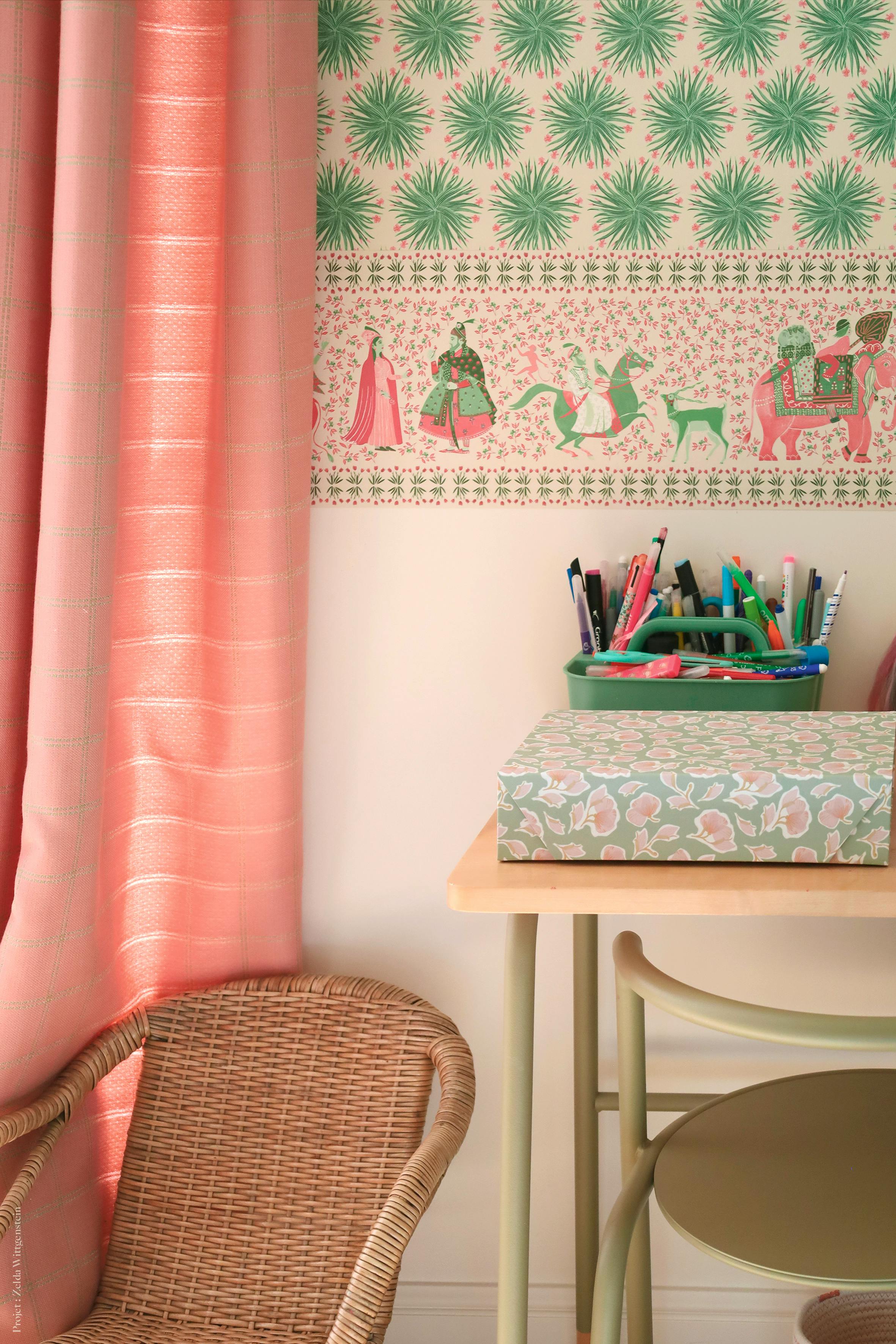 Papier peint CHALANA coloris Topaze