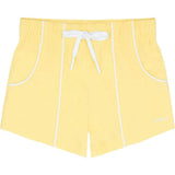 boys soleil yellow panelled boardie