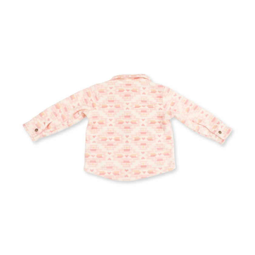 Southwest Micro Fleece - Sh-acket Pink