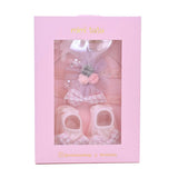 Pink Bow and Flower Gift Set